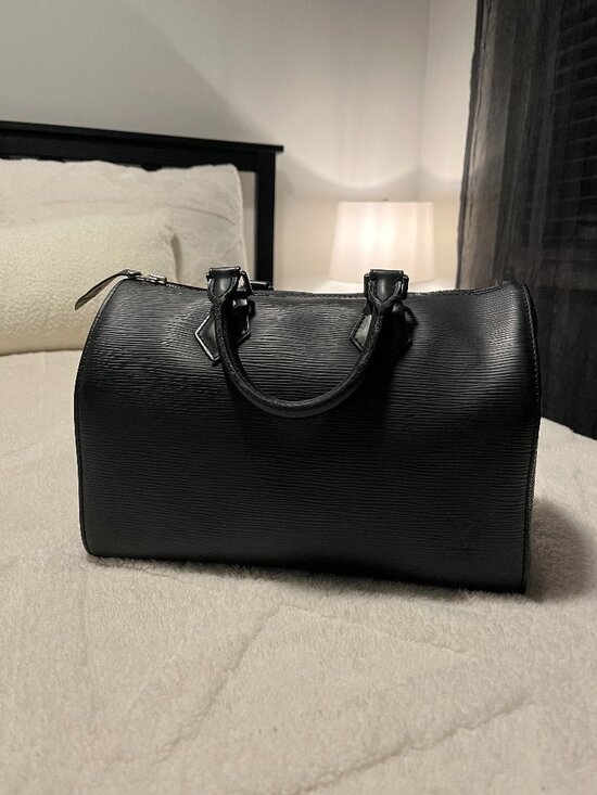 Louis Vuitton Handbags - Louis Vuitton Epi Speedy in Black